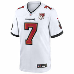 Tampa Bay Buccaneers Nike Bucky Irving  50th Season White Game Jersey