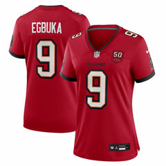 Tampa Bay Buccaneers Nike Emeka Egbuka  Women's 50th Season Team Game Jersey