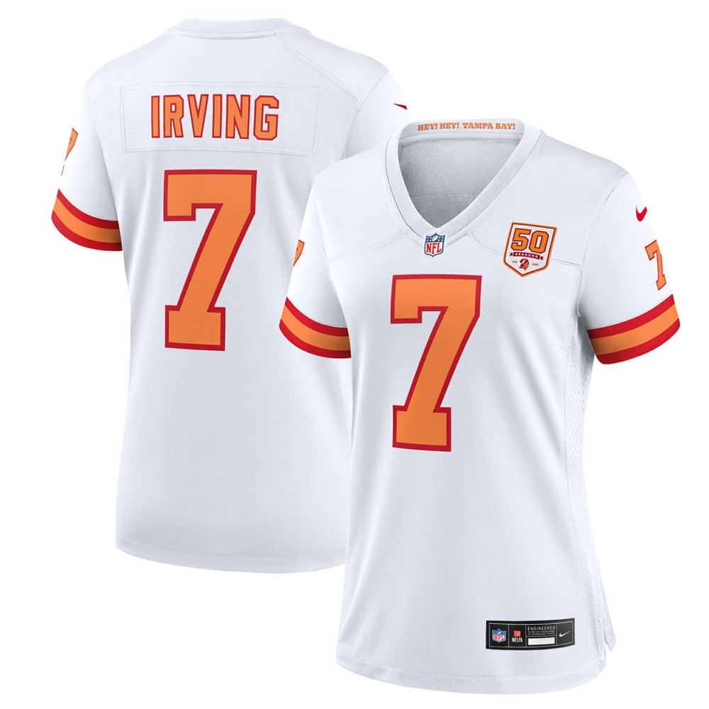 Tampa Bay Buccaneers Nike Bucky Irving '76  Women's 50th Season Game Jersey