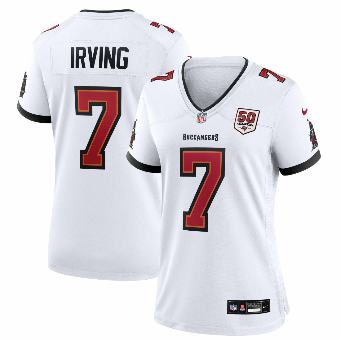 Tampa Bay Buccaneers Nike Bucky Irving  Women's 50th Season White Game Jersey