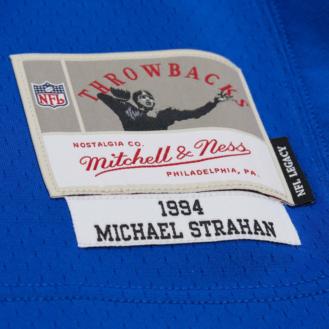 New York Giants Mitchell & Ness Michael Strahan  1994 Legacy Replica Jersey