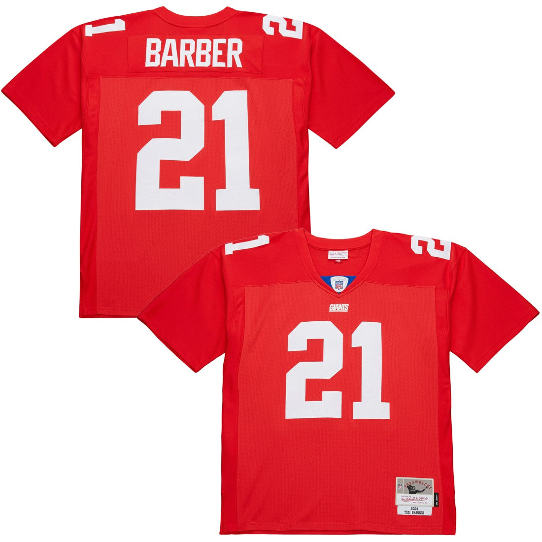 New York Giants Mitchell & Ness Tiki Barber  2004 Legacy Replica Jersey