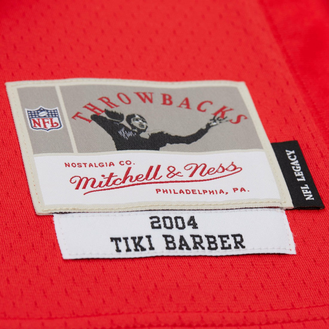 New York Giants Mitchell & Ness Tiki Barber  2004 Legacy Replica Jersey