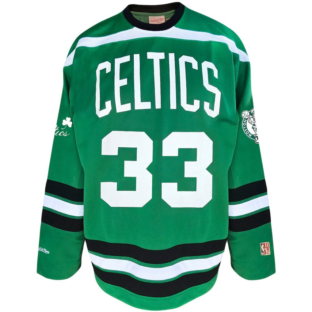 Larry Bird Boston Celtics Big & Tall NBA Hockey Jersey On Sale