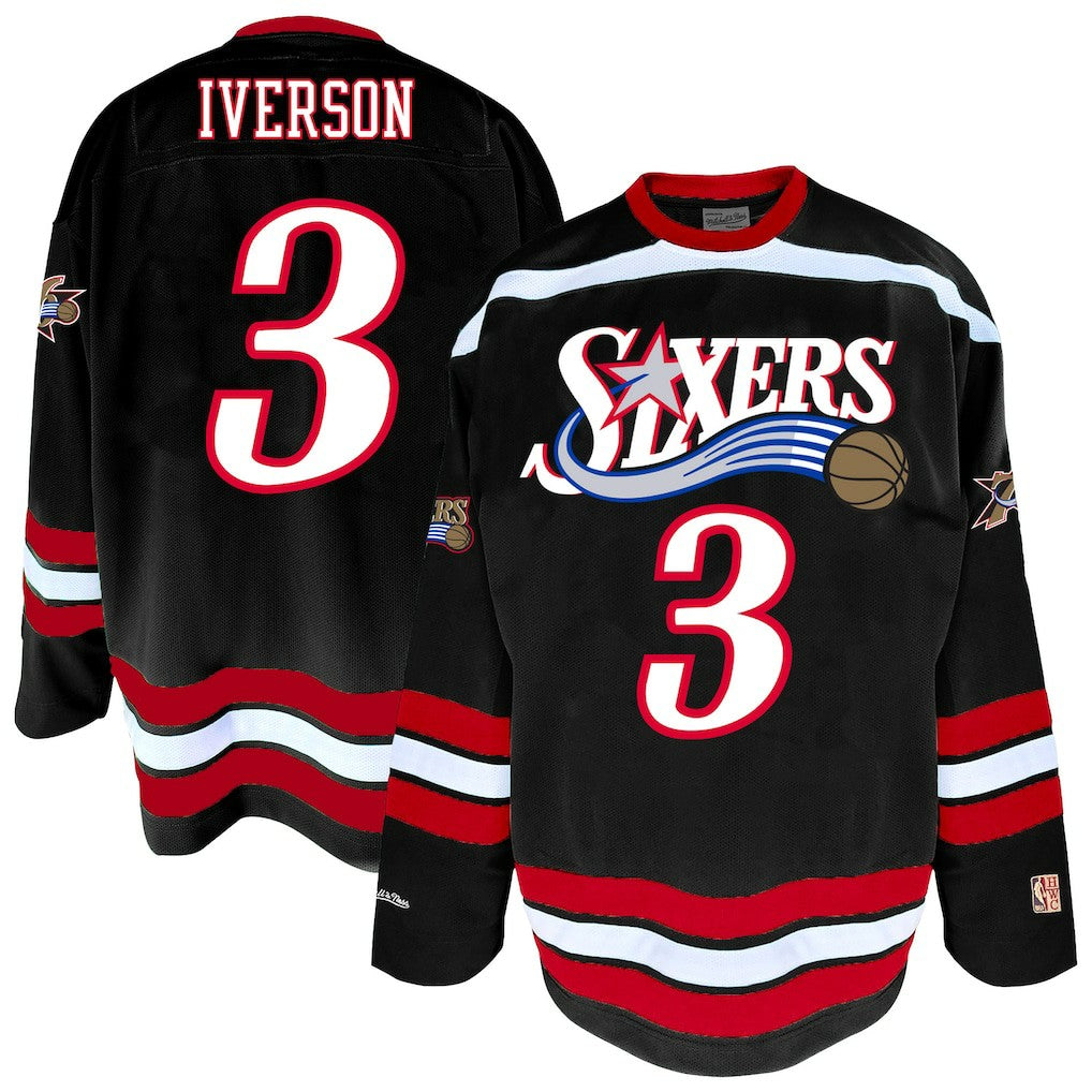 Allen Iverson Philadelphia 76ers Big & Tall NBA Hockey Jersey On Sale