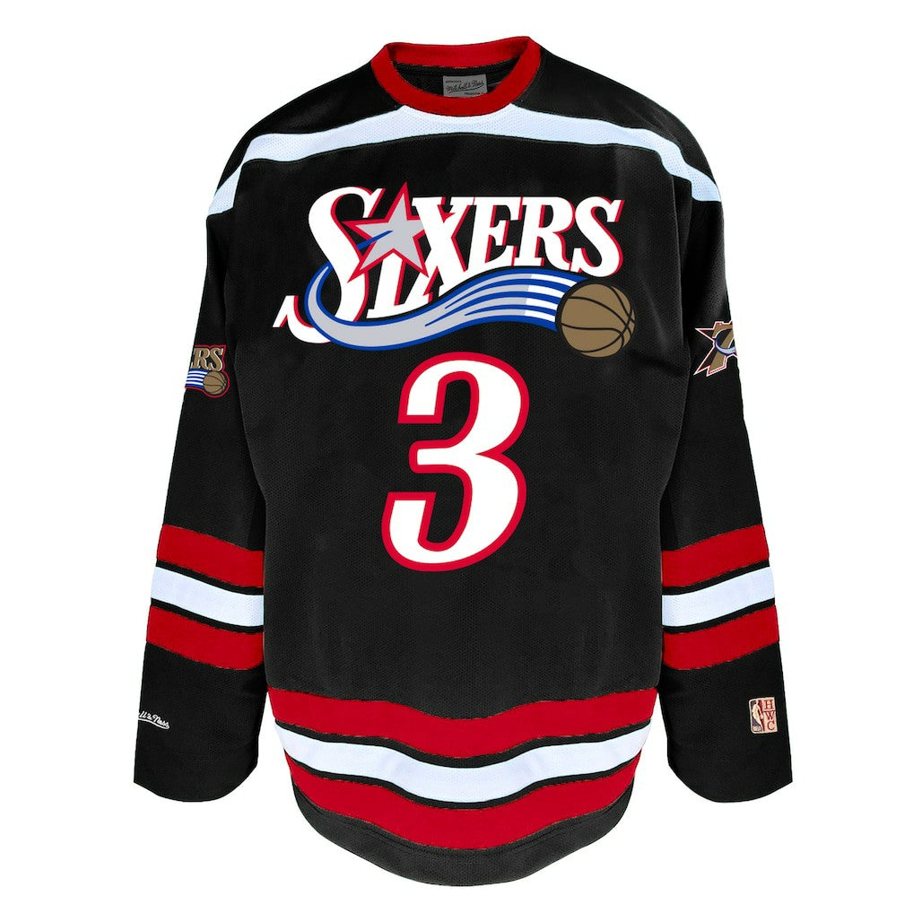 Allen Iverson Philadelphia 76ers Big & Tall NBA Hockey Jersey On Sale