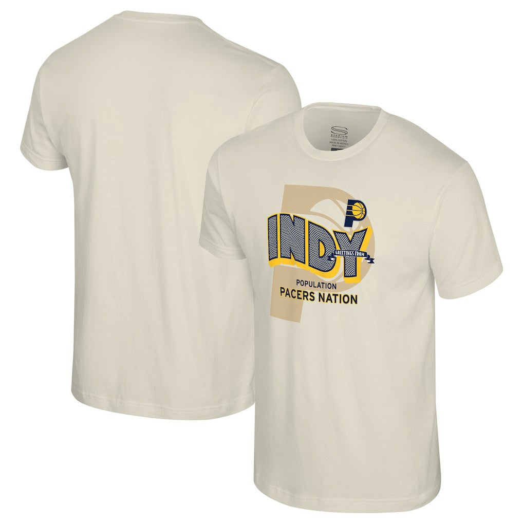 Indiana Pacers Stadium Essentials Unisex Greetings From T-Shirt Online