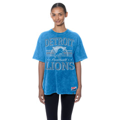 Detroit Lions New Era Women's Throwback Oversized T-Shirt