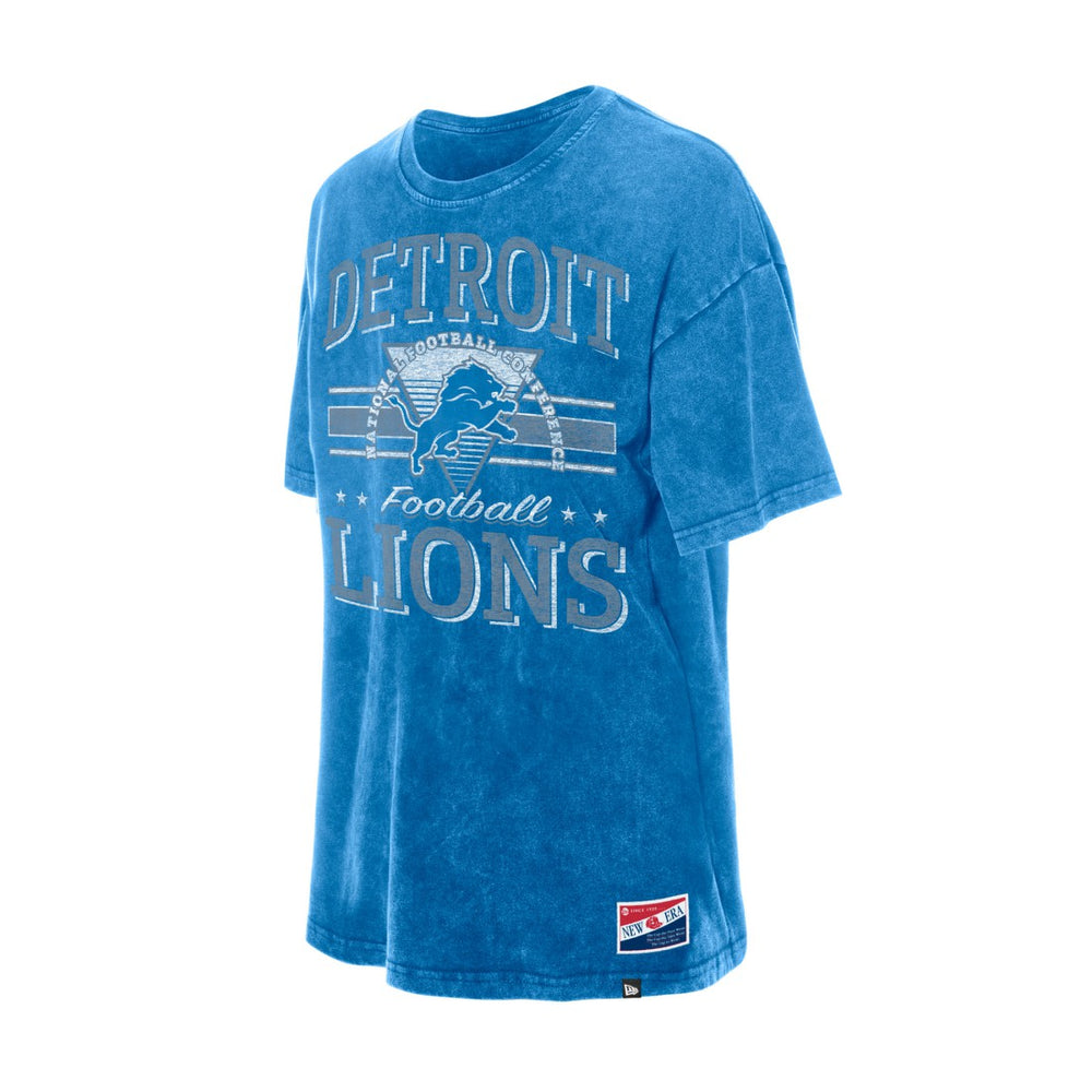 Detroit Lions New Era Women's Throwback Oversized T-Shirt