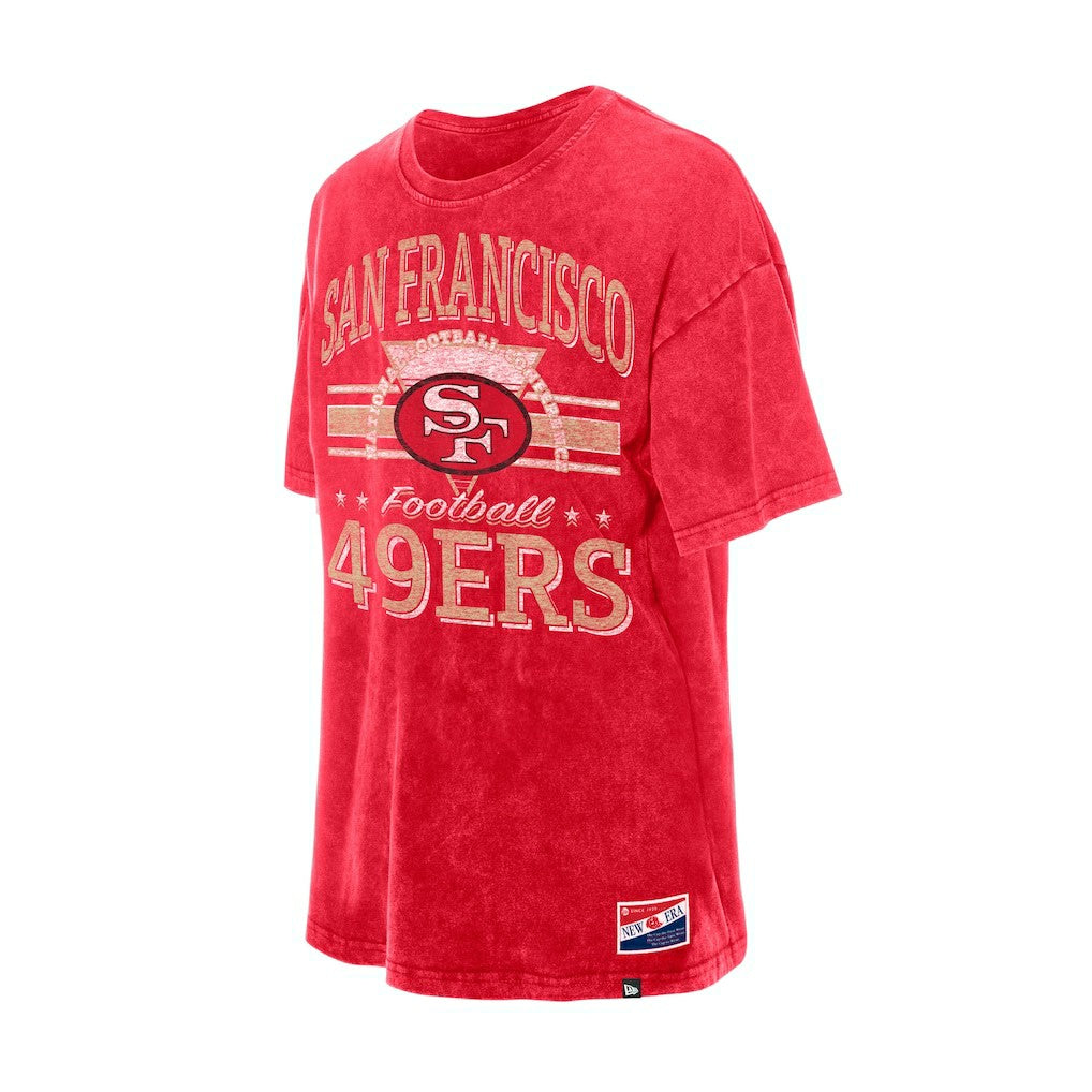 San Francisco 49ers New Era Women's Throwback Oversized T-Shirt