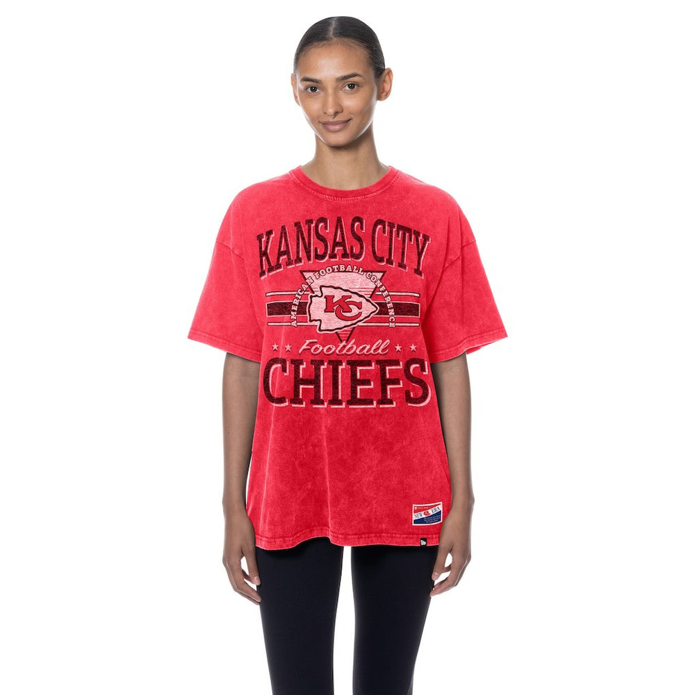 Kansas City Chiefs New Era Women's Throwback Oversized T-Shirt