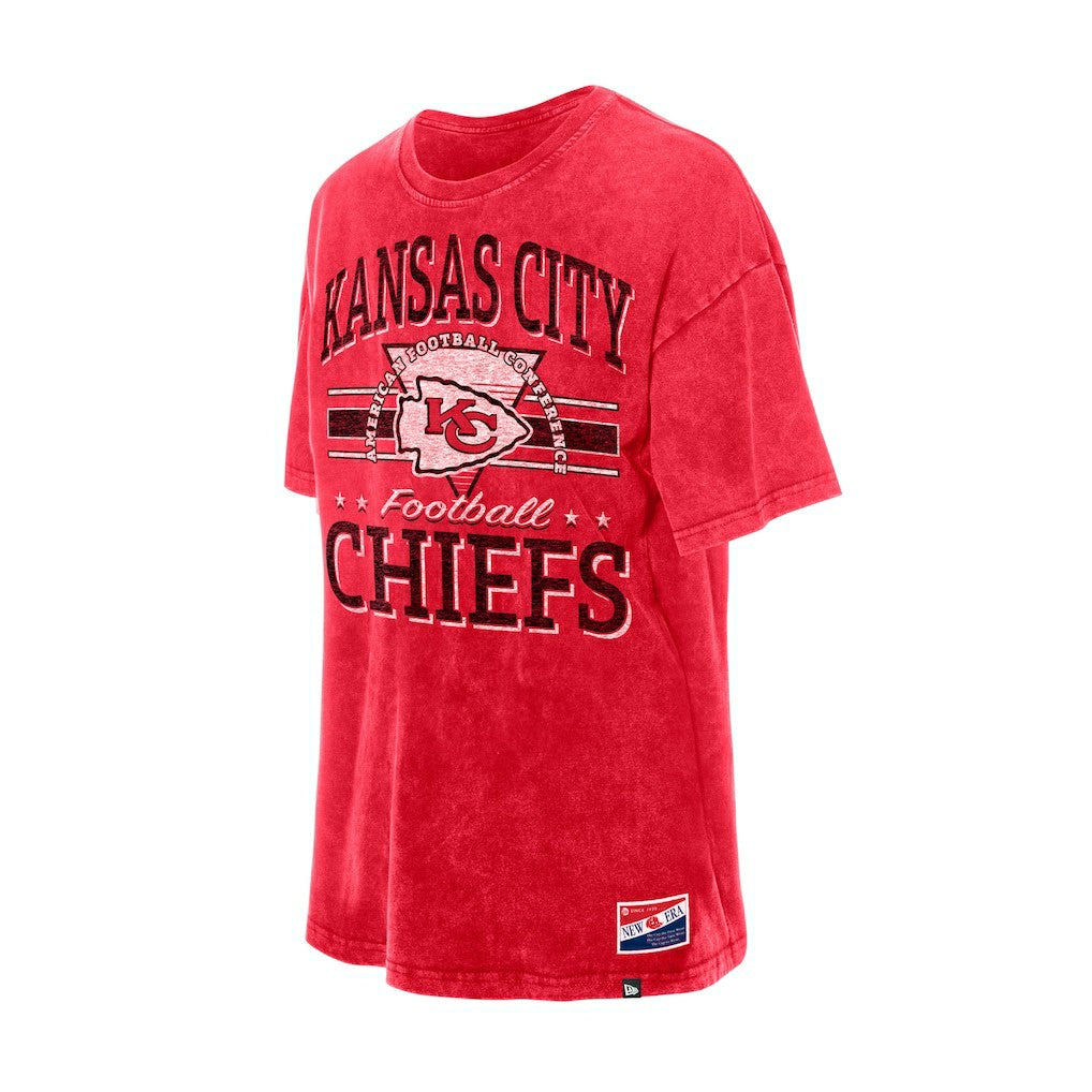 Kansas City Chiefs New Era Women's Throwback Oversized T-Shirt