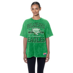 Philadelphia Eagles New Era Women's Throwback Oversized T-Shirt
