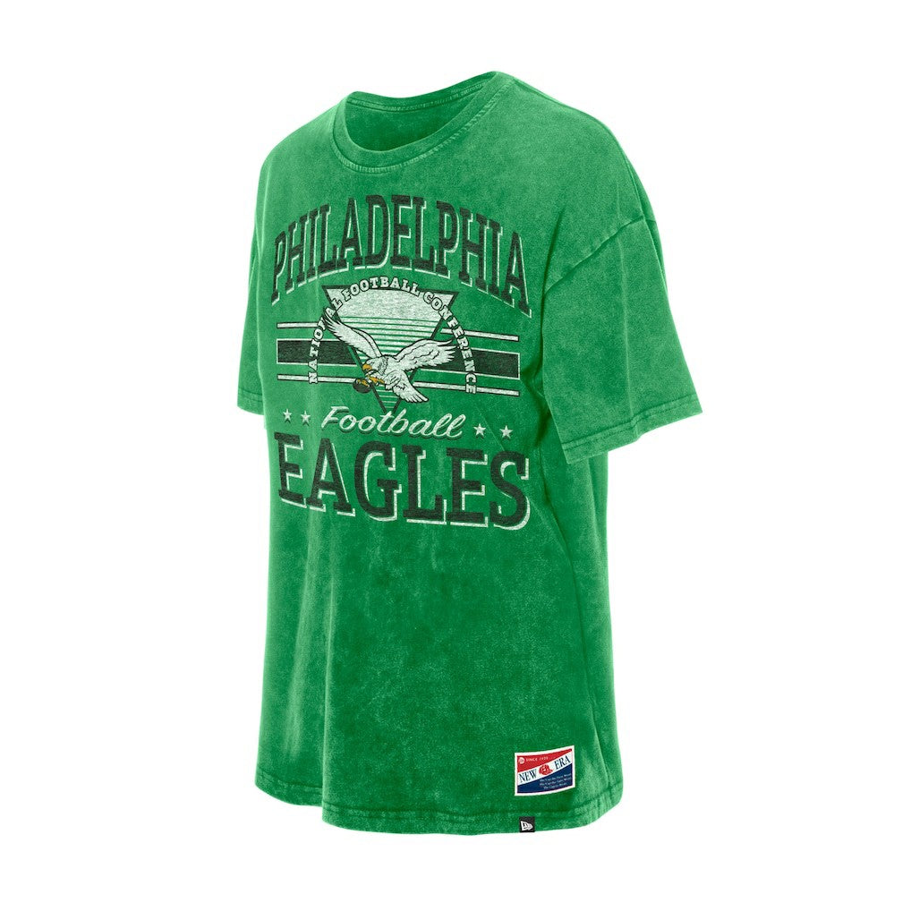 Philadelphia Eagles New Era Women's Throwback Oversized T-Shirt