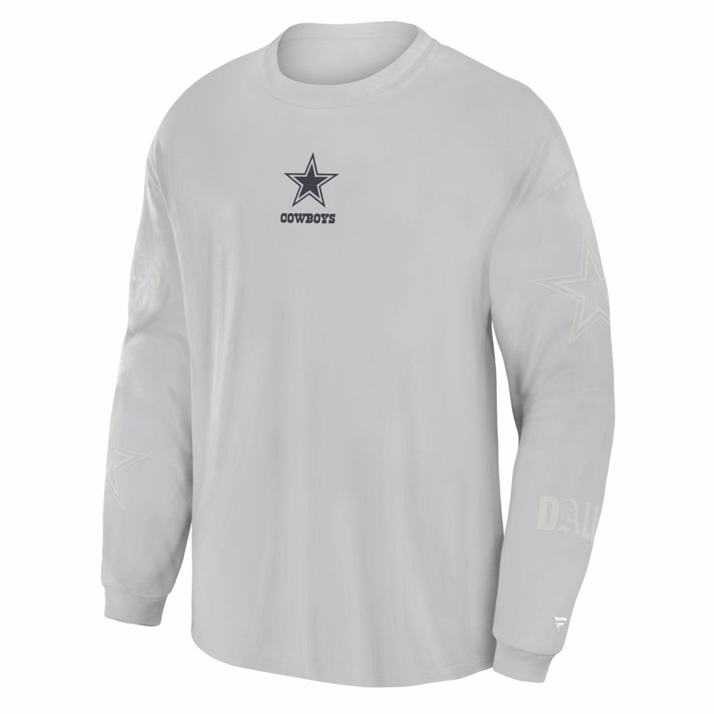Dallas Cowboys Fanatics Oversized Type Play Long Sleeve T-Shirt