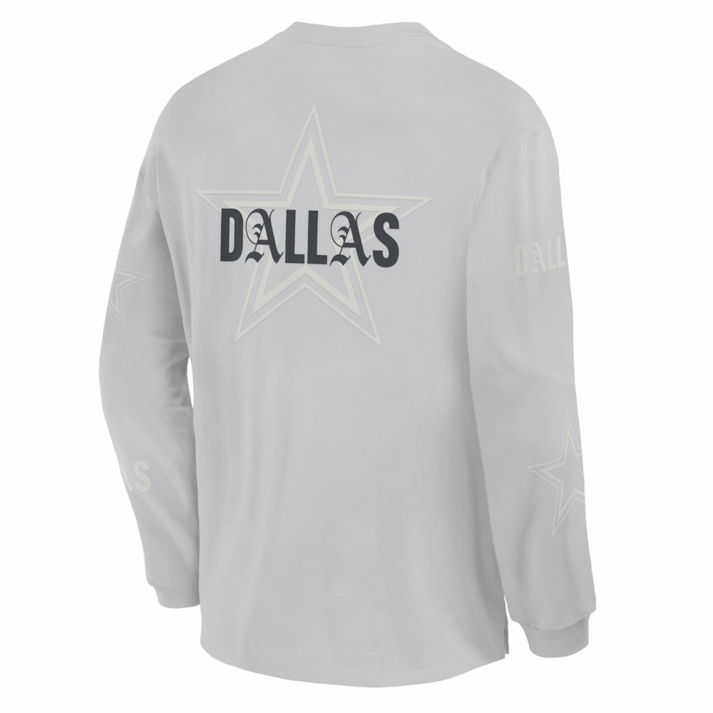 Dallas Cowboys Fanatics Oversized Type Play Long Sleeve T-Shirt