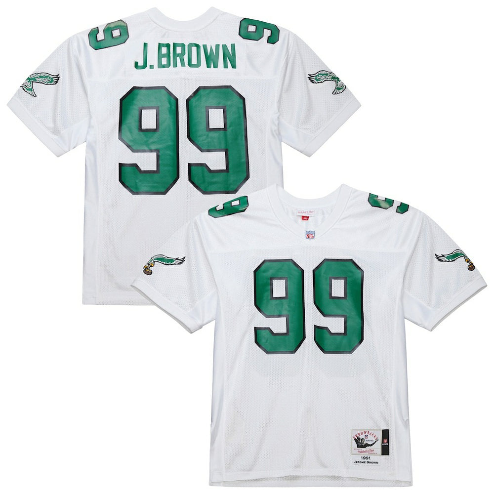 Philadelphia Eagles Mitchell & Ness Jerome Brown  1991 Authentic Throwback Retired Player Jersey
