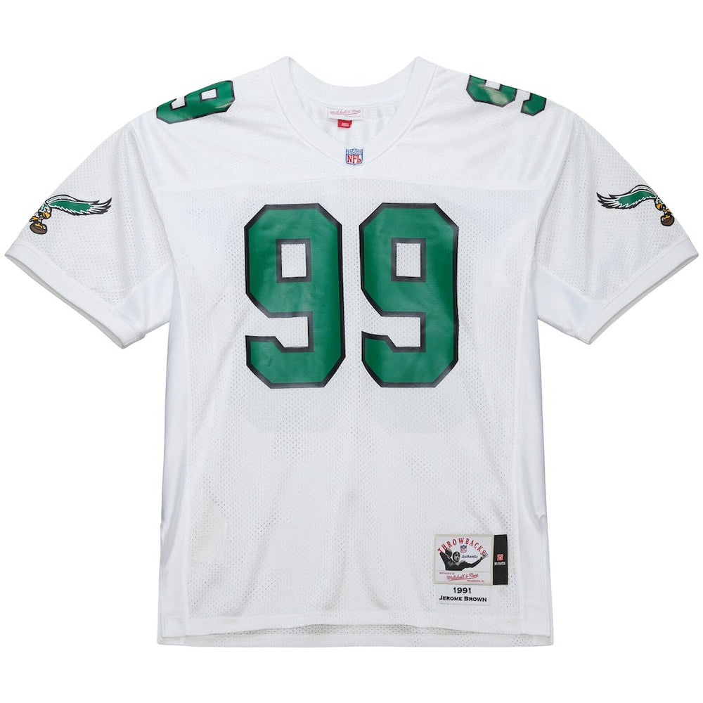 Philadelphia Eagles Mitchell & Ness Jerome Brown  1991 Authentic Throwback Retired Player Jersey