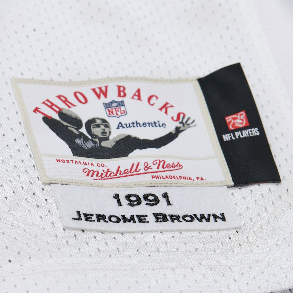 Philadelphia Eagles Mitchell & Ness Jerome Brown  1991 Authentic Throwback Retired Player Jersey