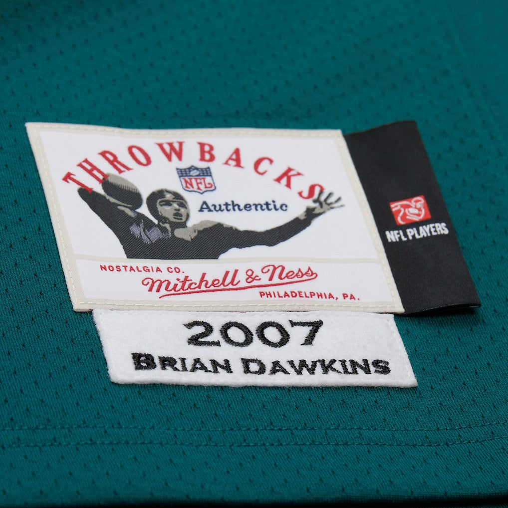 Philadelphia Eagles Mitchell & Ness Brian Dawkins  2007 Authentic Throwback Retired Player Jersey