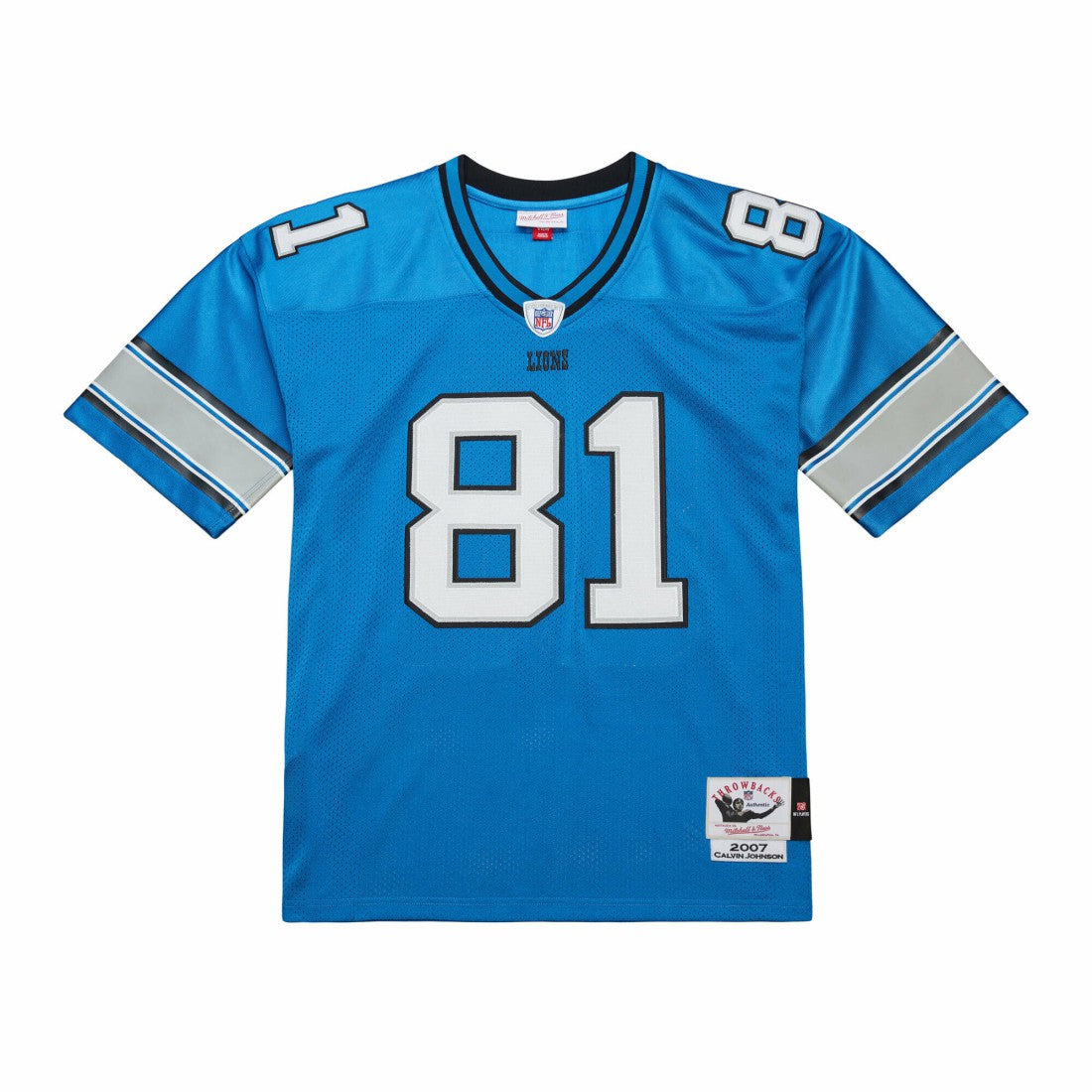 Detroit Lions Mitchell & Ness Calvin Johnson  2007 Authentic Throwback Retired Player Jersey
