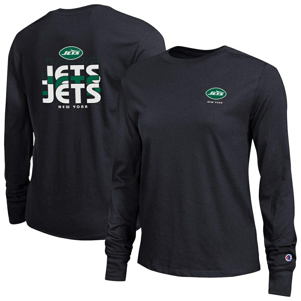 New York Jets Champion Women's Core Long-Sleeve T-Shirt