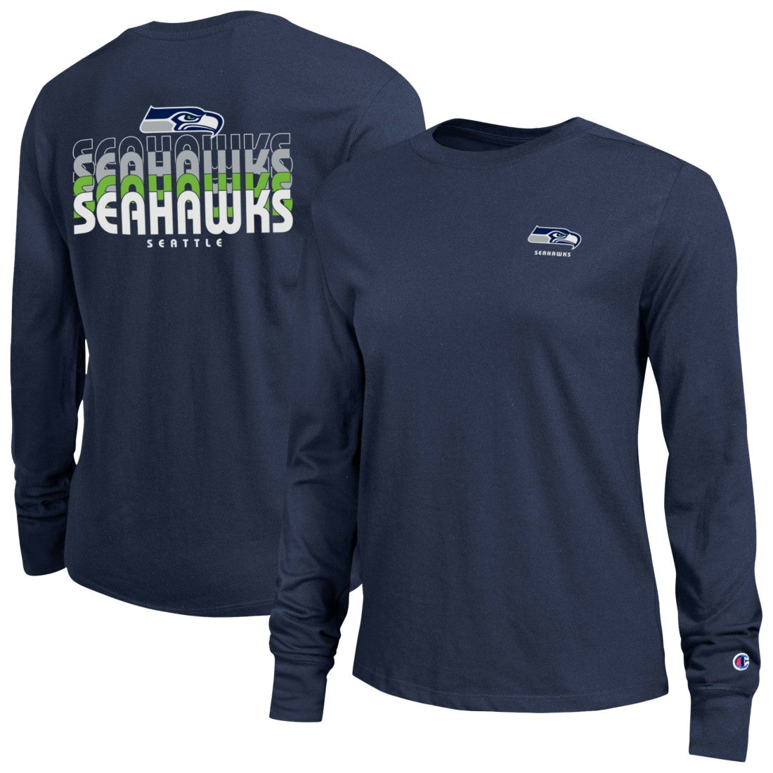 Seattle Seahawks Champion Women's Core Long-Sleeve T-Shirt