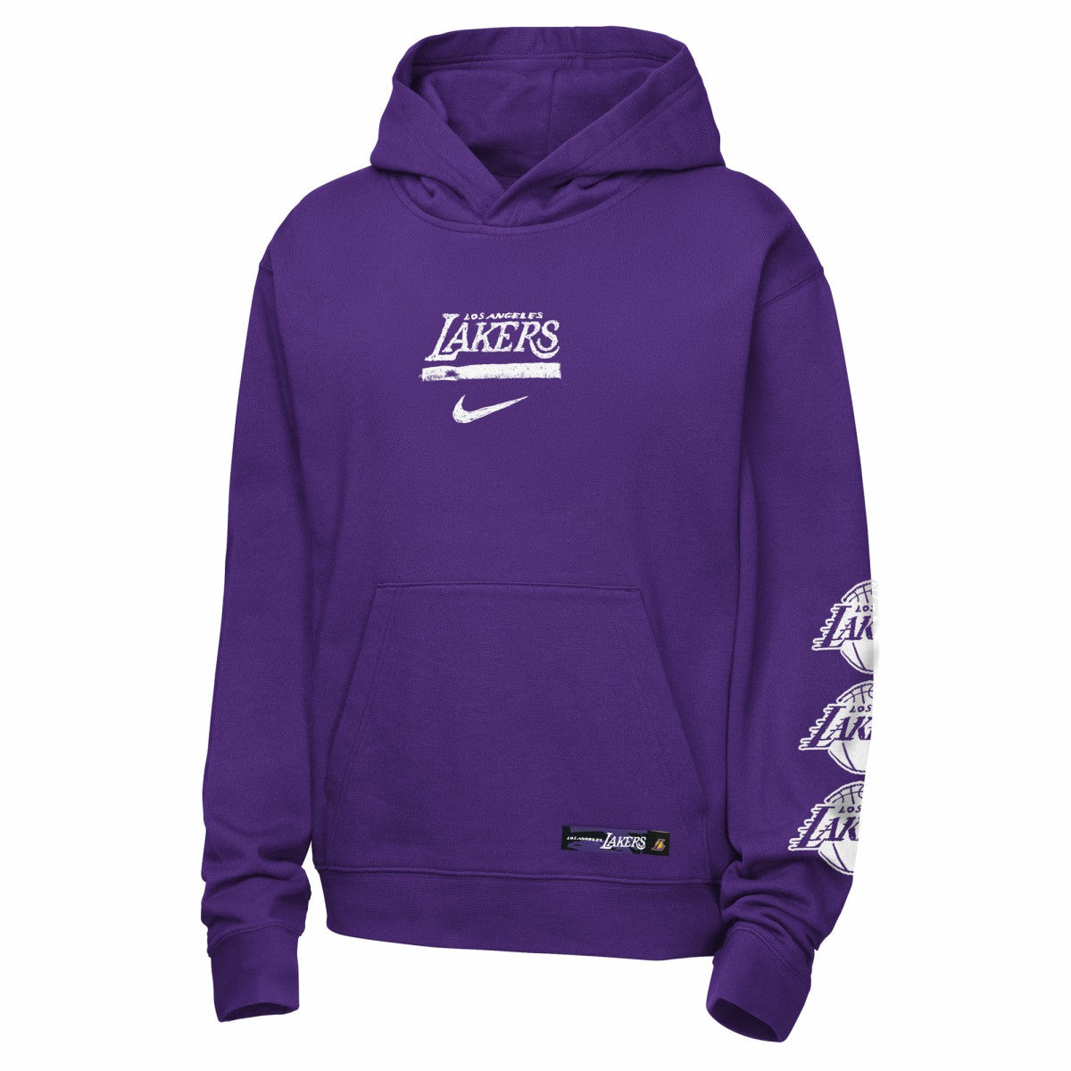 Los Angeles Lakers Youth Courtside Club Premiere Hoodie On Sale