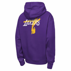 Los Angeles Lakers Youth Courtside Club Premiere Hoodie On Sale