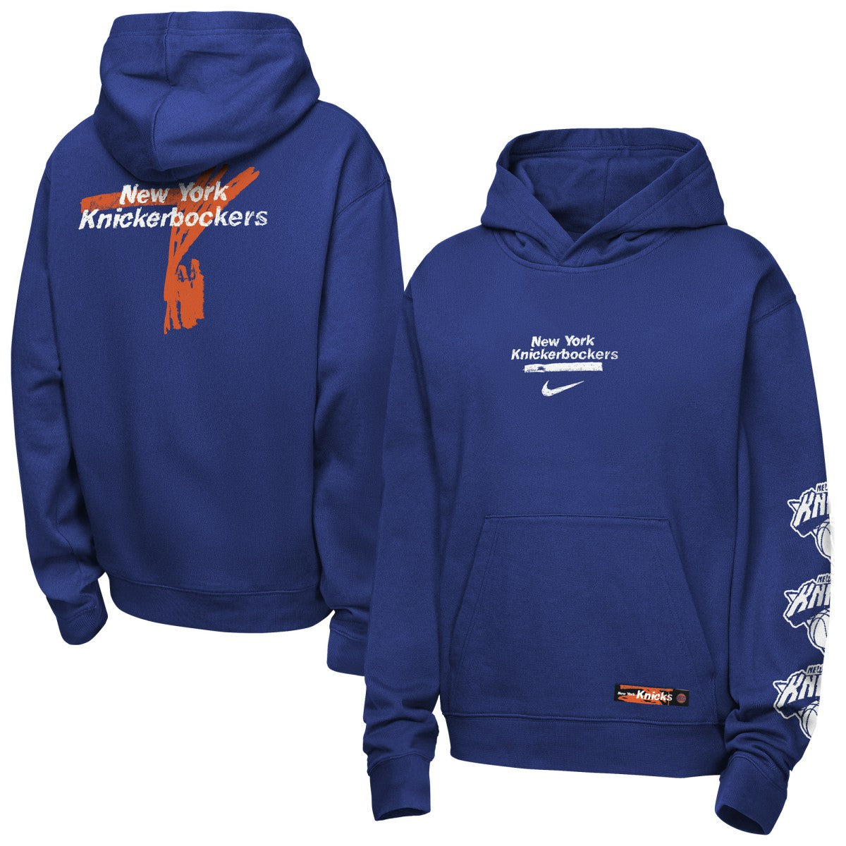 New York Knicks Youth Courtside Club Premiere Hoodie Discount
