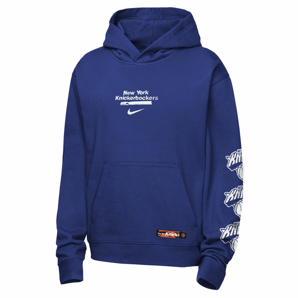 New York Knicks Youth Courtside Club Premiere Hoodie Discount