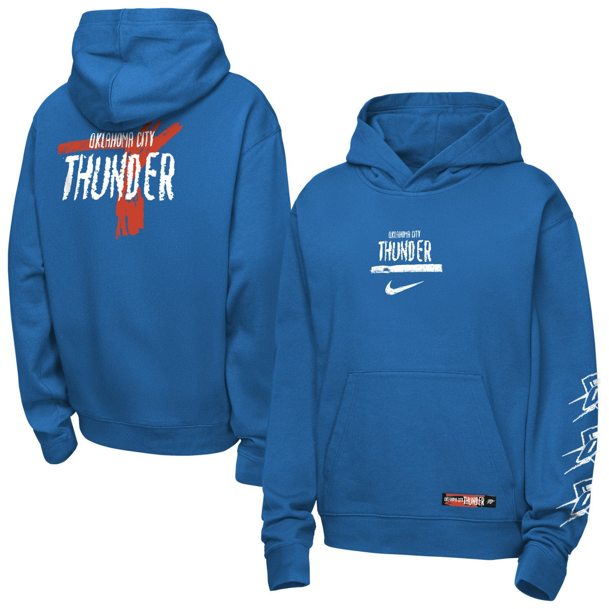 Oklahoma City Thunder Youth Courtside Club Premiere Hoodie On Sale