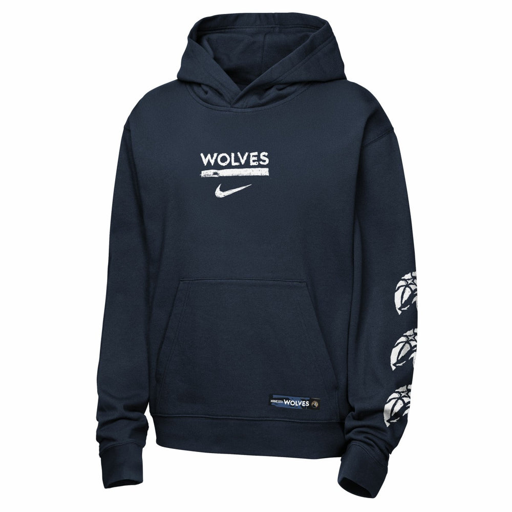 Minnesota Timberwolves Youth Courtside Club Premiere Hoodie New