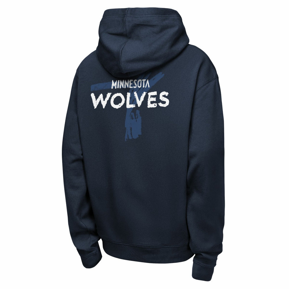 Minnesota Timberwolves Youth Courtside Club Premiere Hoodie New