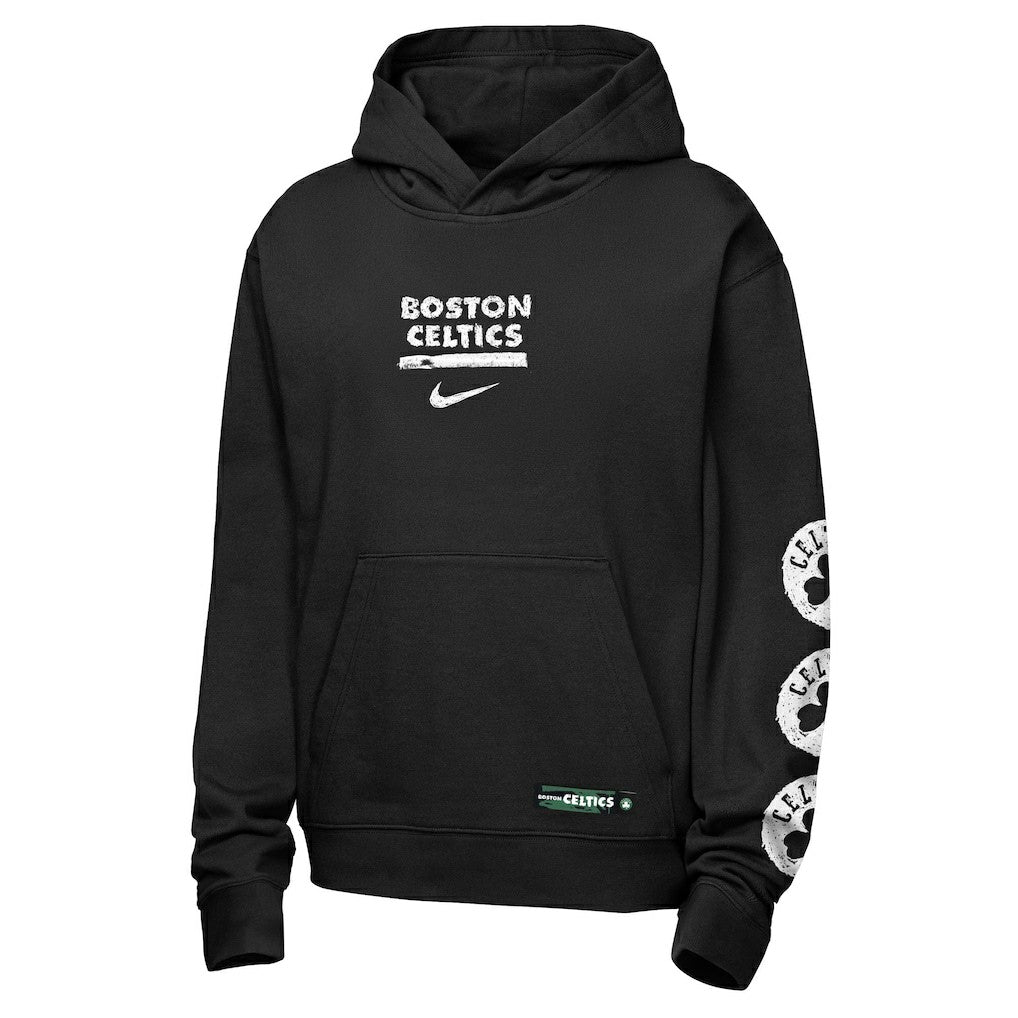 Boston Celtics Youth Courtside Club Premiere Hoodie New