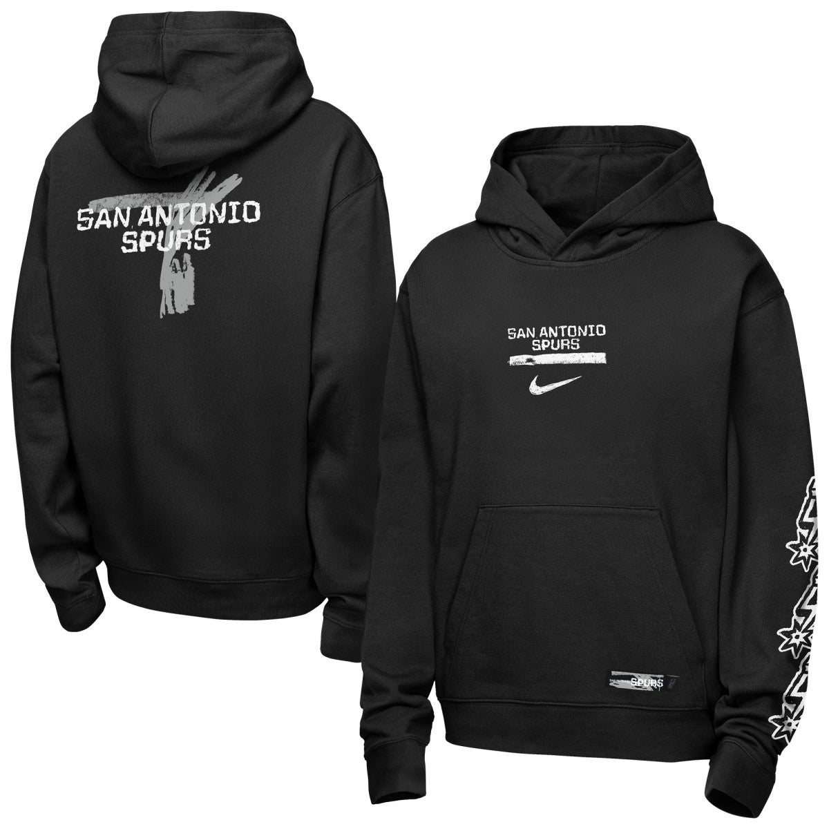 San Antonio Spurs Youth Courtside Club Premiere Hoodie New