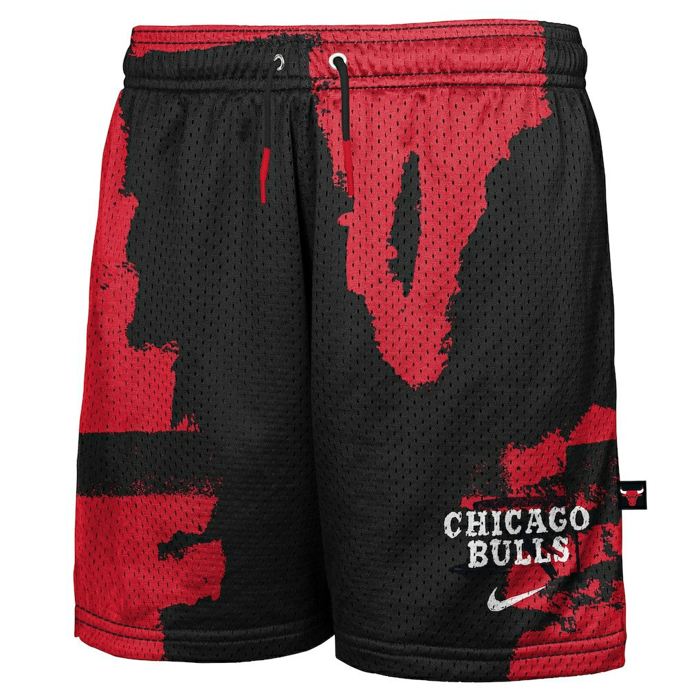 Chicago Bulls Youth Courtside Pro Shot Dri-FIT Mesh Practice Shorts Discount