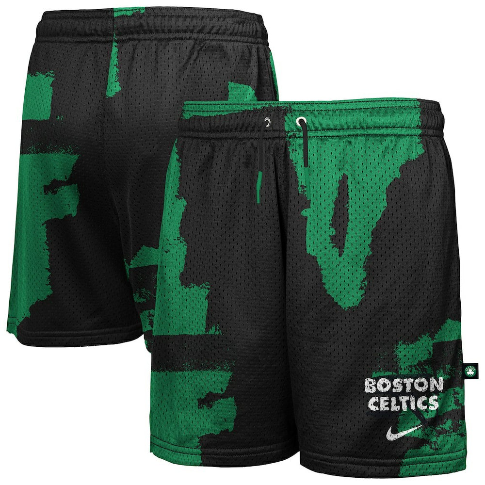 Boston Celtics Youth Courtside Pro Shot Dri-FIT Mesh Practice Shorts Outlet