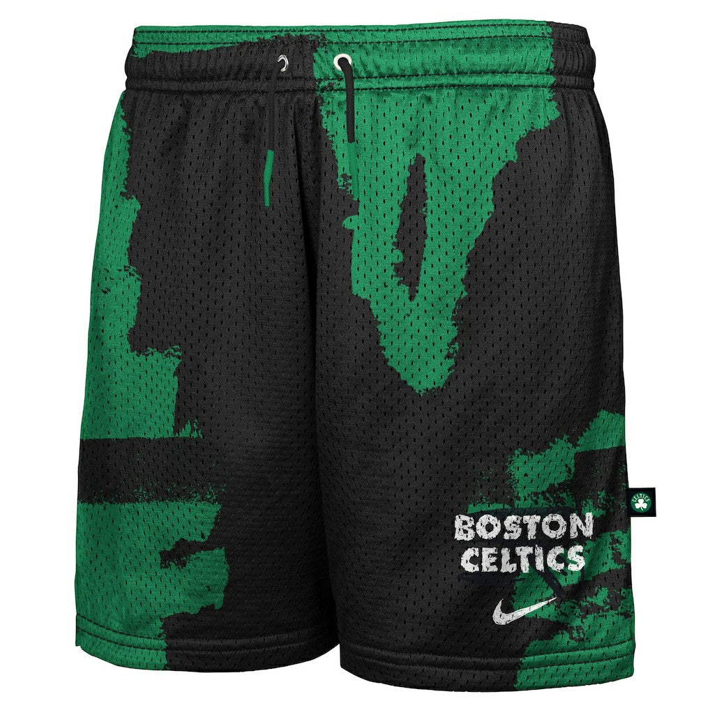 Boston Celtics Youth Courtside Pro Shot Dri-FIT Mesh Practice Shorts Outlet