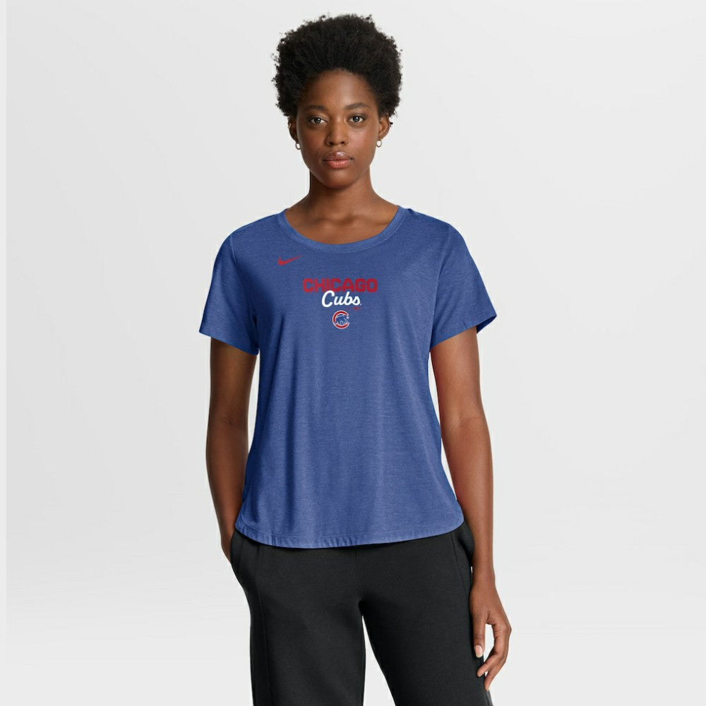 Chicago Cubs Nike Women's Arched Tri-Blend T-Shirt | MLB Near me