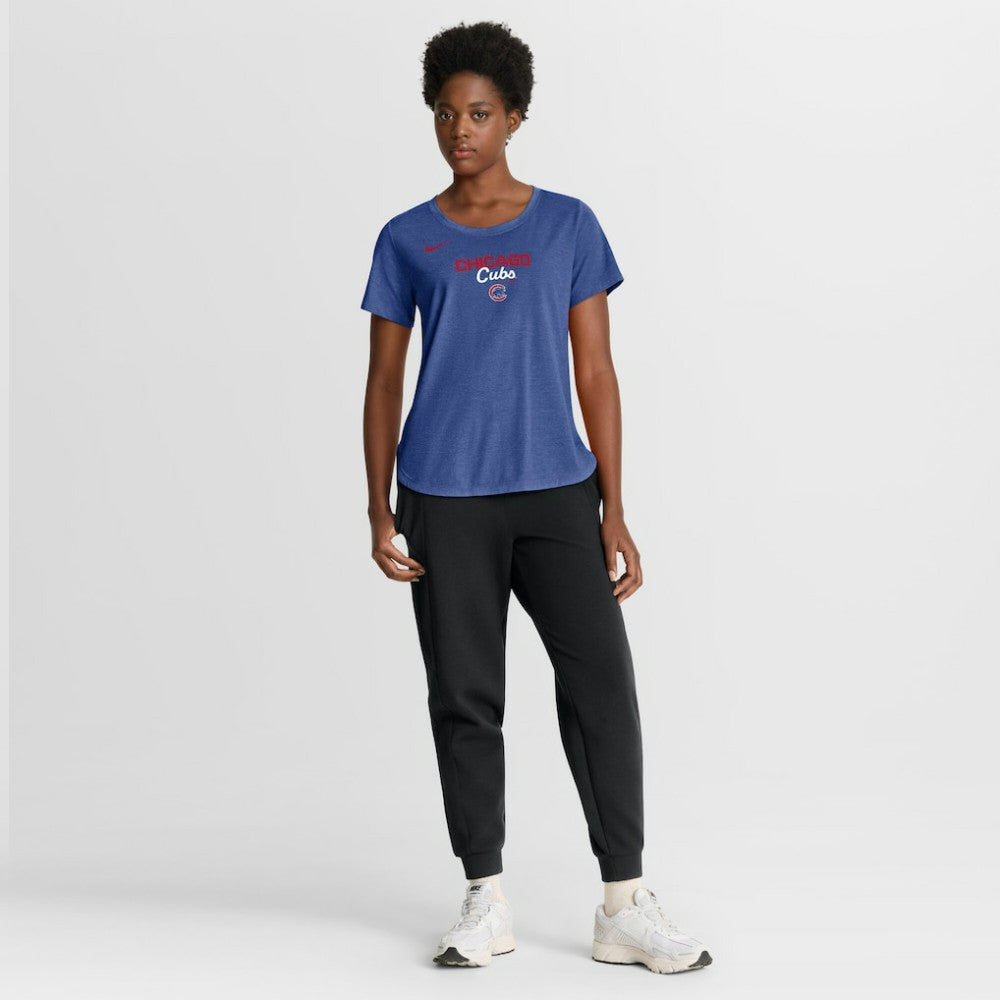 Chicago Cubs Nike Women's Arched Tri-Blend T-Shirt | MLB Near me