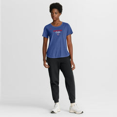 Chicago Cubs Nike Women's Arched Tri-Blend T-Shirt | MLB Near me