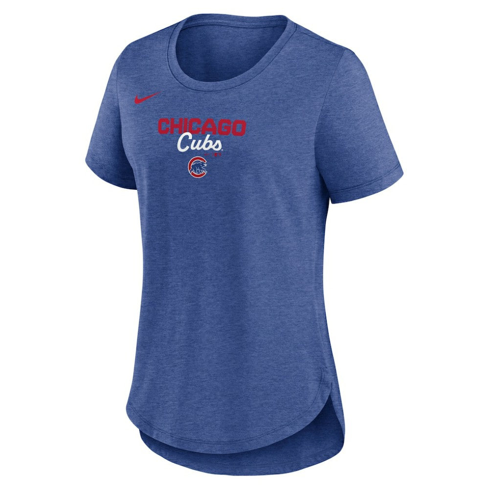 Chicago Cubs Nike Women's Arched Tri-Blend T-Shirt | MLB Near me
