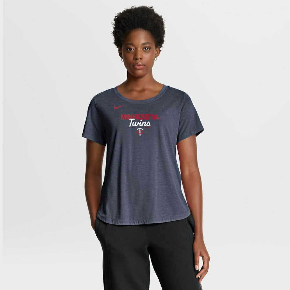 Minnesota Twins Nike Women's Arched Tri-Blend T-Shirt | MLB Near me