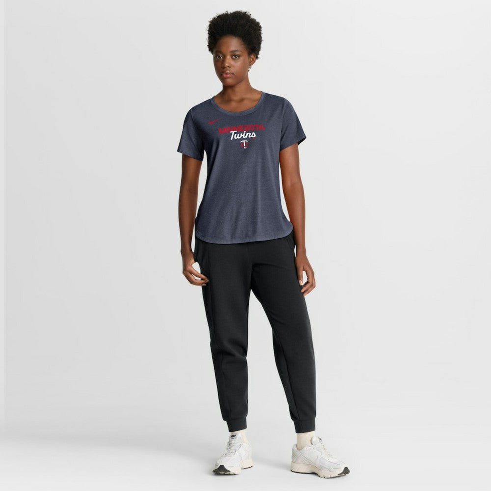 Minnesota Twins Nike Women's Arched Tri-Blend T-Shirt | MLB Near me