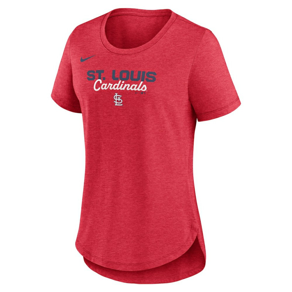 St. Louis Cardinals Nike Women's Arched Tri-Blend T-Shirt | MLB Online