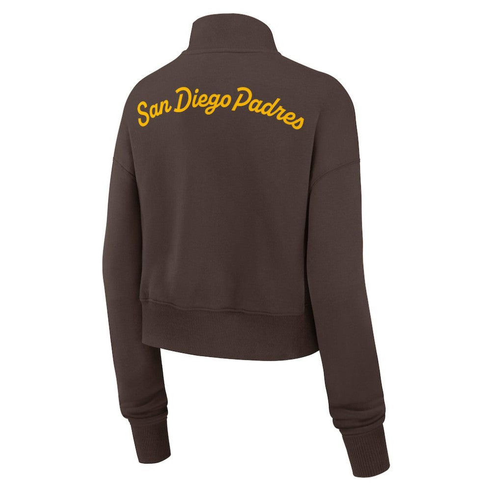 San Diego Padres Nike Women's Primetime Phoenix Fleece Half-Zip Sweatshirt | MLB Shop