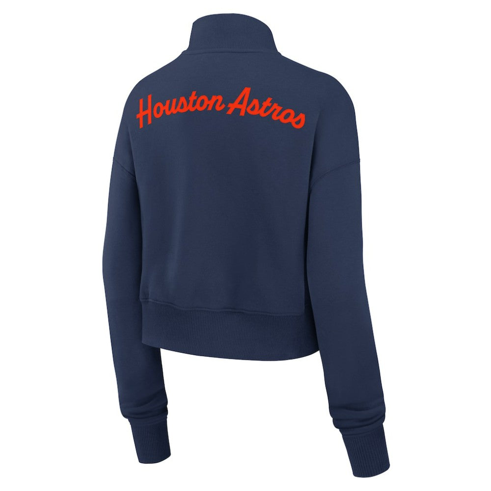 Houston Astros Nike Women's Primetime Phoenix Fleece Half-Zip Sweatshirt | MLB Discount