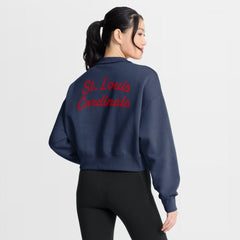 St. Louis Cardinals Nike Women's Primetime Phoenix Fleece Half-Zip Sweatshirt | MLB Sale