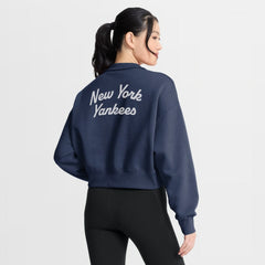 New York Yankees Nike Women's Primetime Phoenix Fleece Half-Zip Sweatshirt | MLB Sale